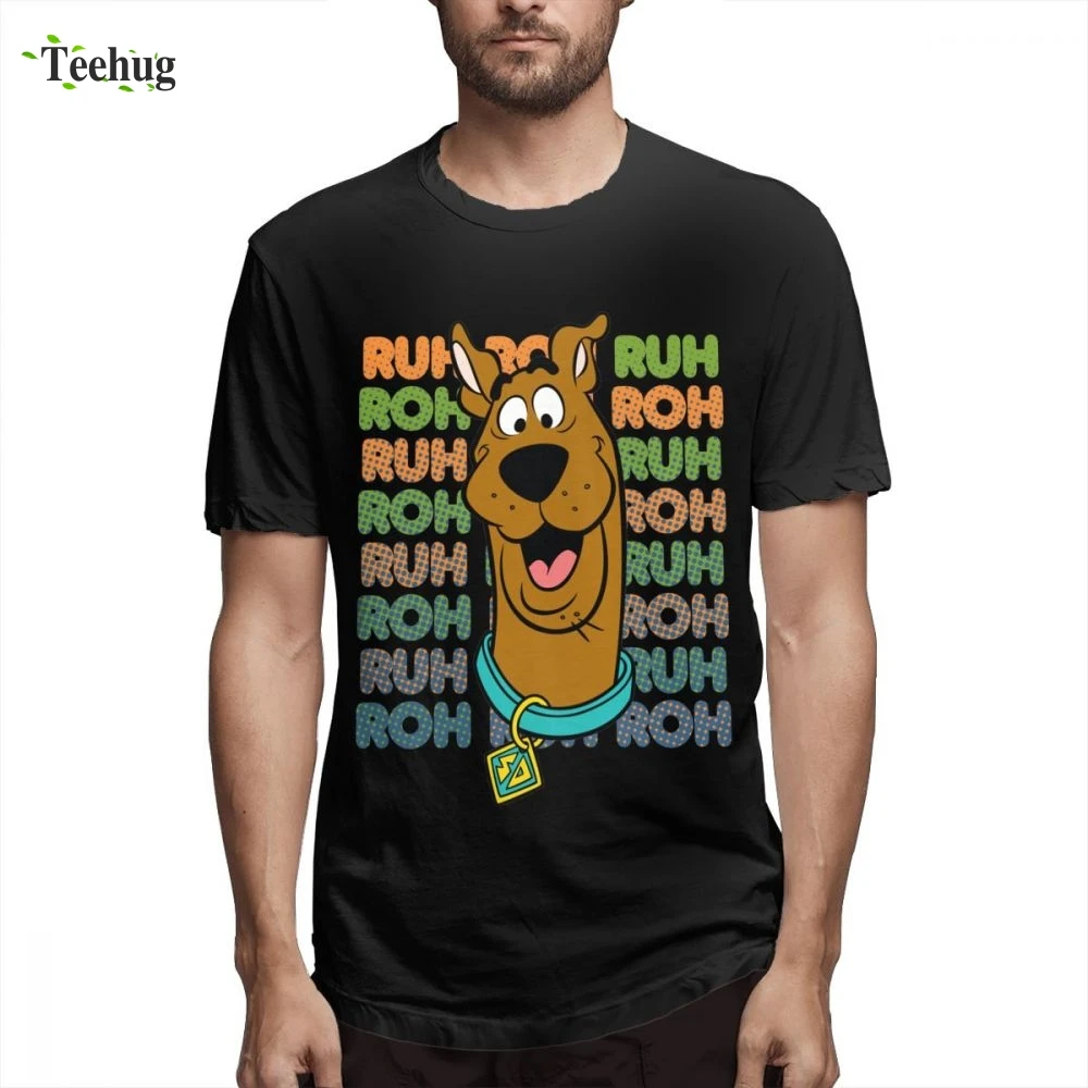 Scooby Doo SD Fire футболка популярная мужская уличная одежда из чистого хлопка Camiseta для мальчика