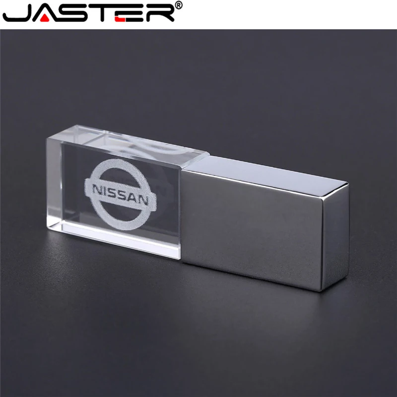 JASTER Nissan crystal+ металлический USB флеш-накопитель 4 ГБ 8 ГБ 16 ГБ 32 ГБ 64 ГБ 128 Гб внешний накопитель карта памяти u диск