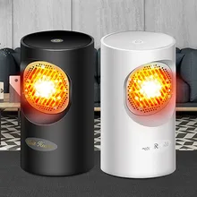 2-в-1 нагрева/охлаждения 400 Вт мини трогательный Управление Электрический миниатюрный вентиляторный отопитель с 2S Быстрый нагрев 220V