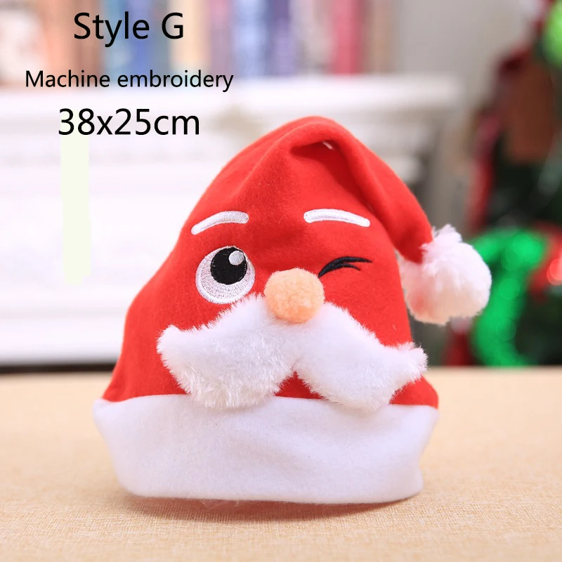 Hoomall Рождественская шляпа для взрослых детей Санта-Клаус Рождественская елка украшения шапки Санта-Клауса вечерние шапки рождественские вечерние реквизит украшения
