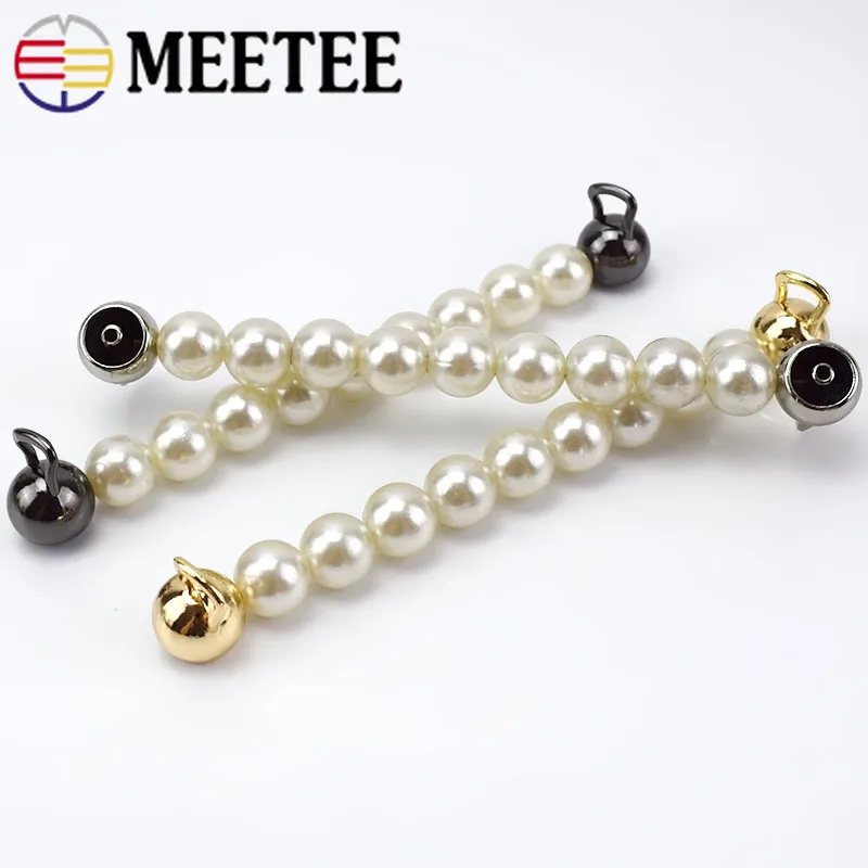 Meetee, 150 мм, женские сумки, сумки с ремнем, ручки, кошелек, жемчужные металлические цепи, пряжки, сделай сам, багажная фурнитура, кожаные ремесла, аксессуары