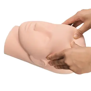 

1pc Massage Training Eyelashes Grafted Mannequin Head Makeup Practice Model