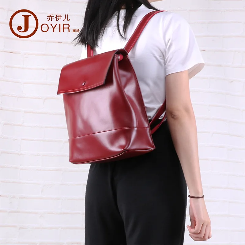 

WOMEN'S Backpack Bag Korean-style Fashion Large Capacity Multi-functional Retro Female Backpack New Products WOMEN'S Leather Bag