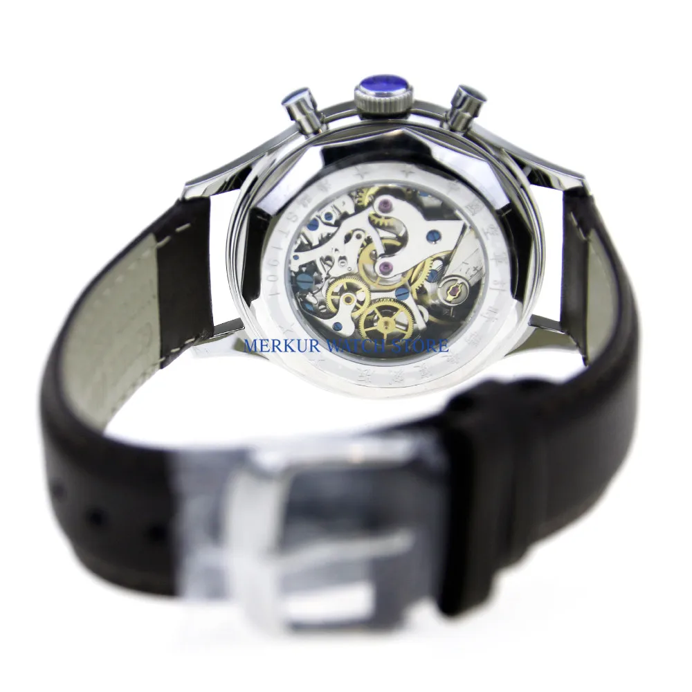 Механический хронограф Red Star для TianJin 1963 ST1901 мужские часы авиаторы с B UHR ручной