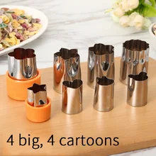 Нержавеющая сталь овощной и фруктовой резки плесень тиснение нож Детские дополнительные продукты плесень Бабочка кондитерские формы бисквит м