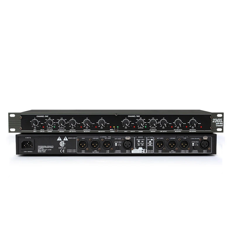 234XL Crossover - Profi 4-Wege Frequenzweiche Für Bühnen-Sound