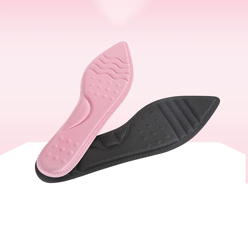 4D флок пены памяти orthotic стелька супинатор ортопедический стельки для обуви
