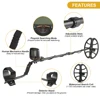 Tanxunzhe TC-600 Metal Detector Professional Underground Depth Gold Detector Treasure 19.2KHZ High Frequency Pinpoint Detecting 4