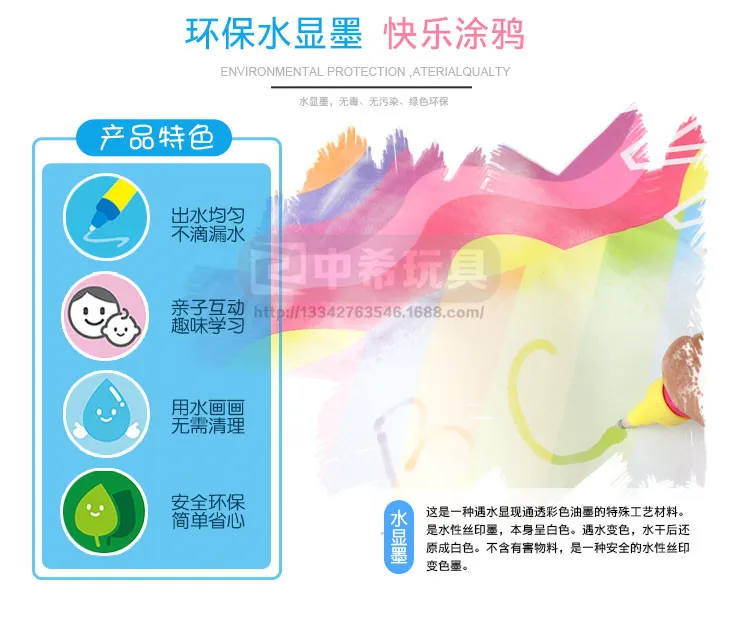 Animal Ball Pen Water Canvas Magic Water Painted Canvas Children Early Education Doing Homework Blanket AliExpress Hot Selling