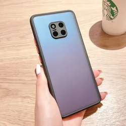 Shockproof Matte Candy Color Cartoon Case - Top Quality Protection for Mate 20 Pro (Black)