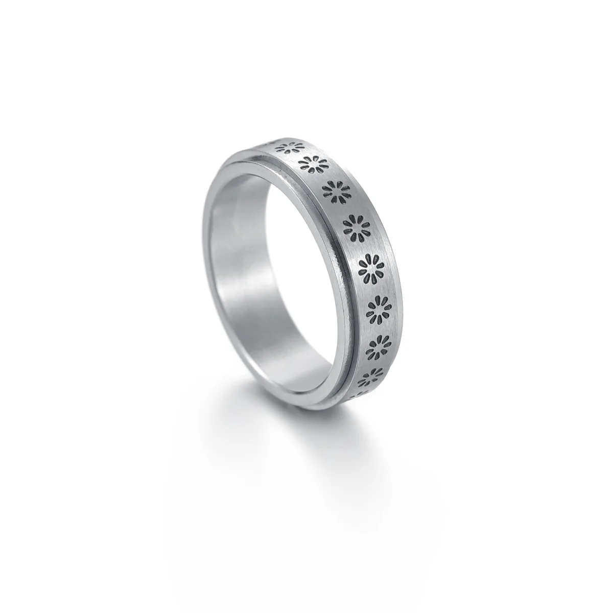 VIKILEE Bague Pour Femme Bague étoile Et Lune En Argent 925 Avec Zircon Cubique Anneau De Mariage Taille Ajustable
