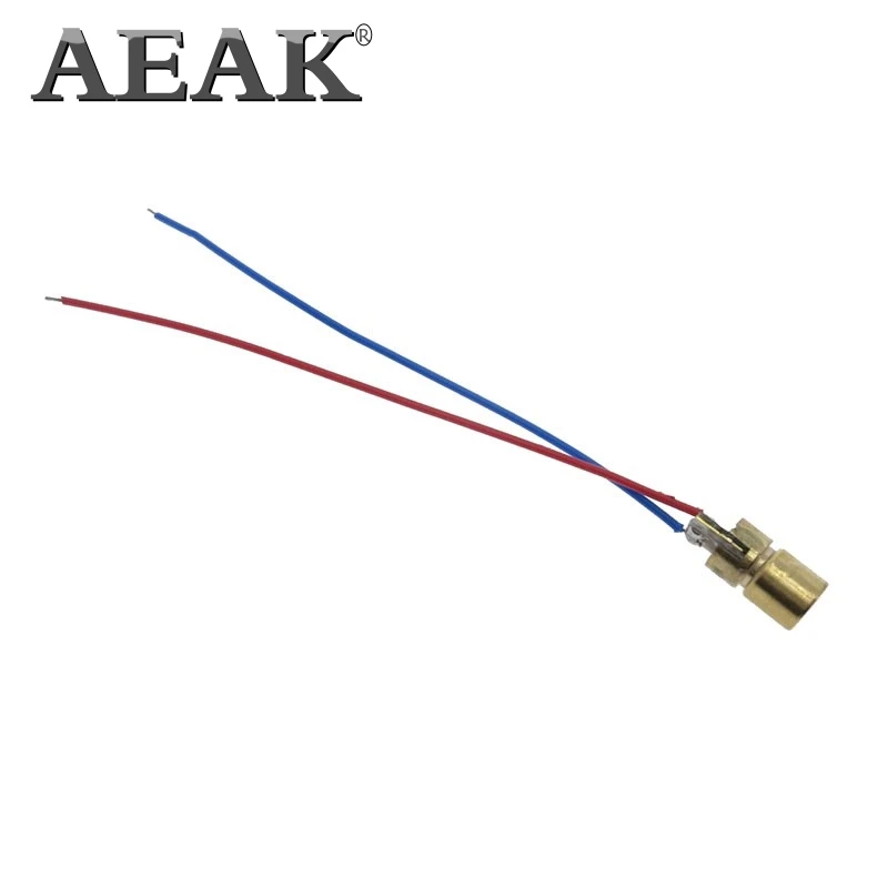 AEAK 5 в 650 нм мВт регулируемая лазерная указка с Красной Медной головкой|laser dot diode