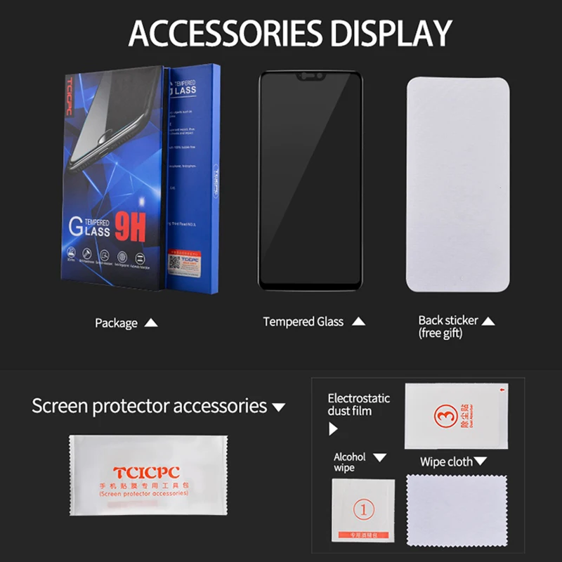 Oneplus 7 Pro закаленное стекло Oneplus 6T 5T 3T 9H полное покрытие Защитное стекло для Oneplus7 Oneplus 6 5 3 Защитная пленка для экрана