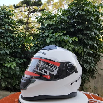 

2020 Full face helmet double lens motorcycle helmet price ultra high-end safety helmet sunglasses men and women knight helmet