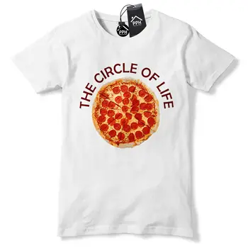

Pizza Circle of Life Funny T Shirt Pepperoni King Foodie Lion Tshirt Tee Top 510