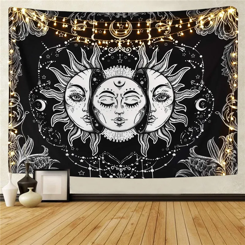 Домашний декор, настенный гобелен с изображением мандалы, красочный пляжный ковер для йоги, хиппи, настенный гобелен