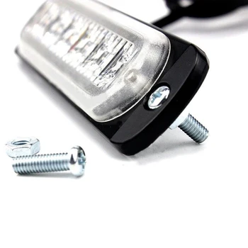 

2x 6 LED Car Truck Urgent Hazard Warning Beacon Flash Strobe Lights Bar Blue