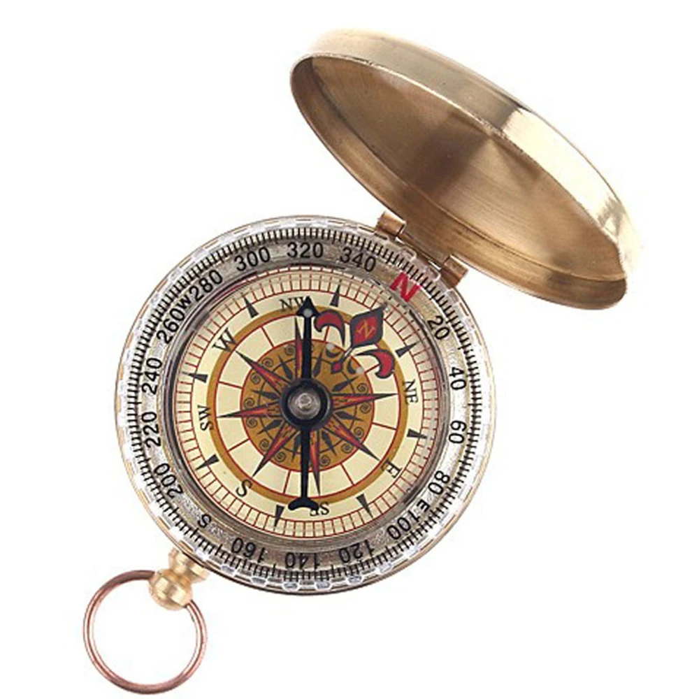 

Portable Golden Lightweight Emergency Compass Outdoor Survival Compass Tool Navigation Wild Tool Camping Hiking Equipment