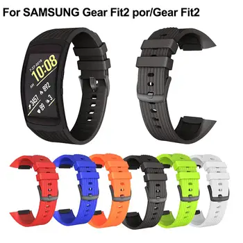 

For SAMSUNG Gear Fit2 Pro R360 Silicone Wrist Strap Replacement Watch Band 20MM Bracelet Strap For SAMSUNG Watch Accessories