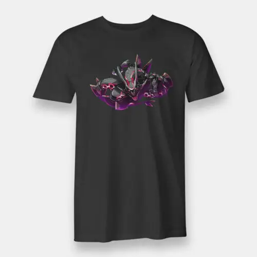 

New Art Shiny Rayquaza Pok mon Short Sleeve Regular Tees Black Men's T-shirt