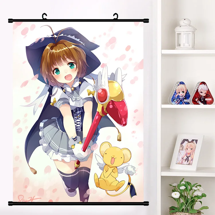 Аниме картон сакур КИНОМОТО настенный свиток плакат постер Otaku домашний Декор
