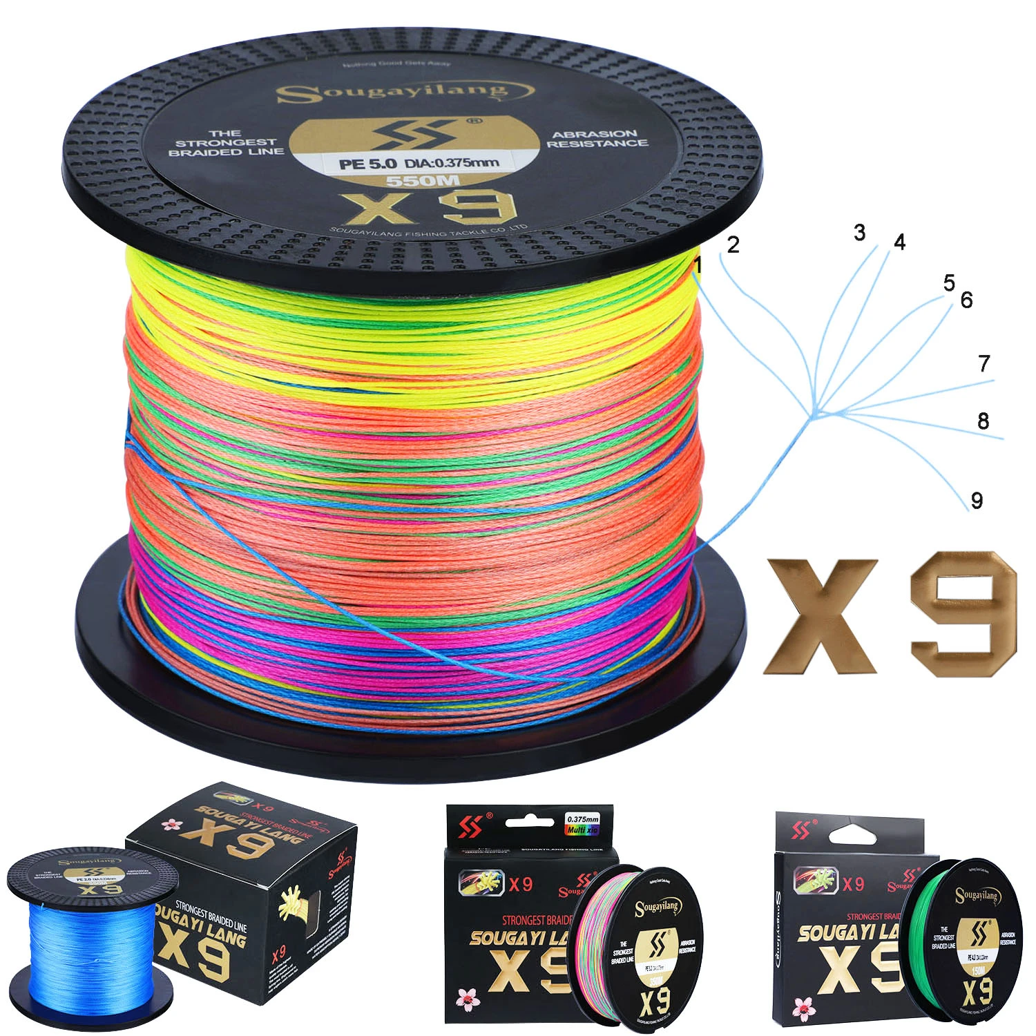 X9 Braided Fishing Line 9 Braided Fishing Line Pe Fishing Line New X9 Fishing Line