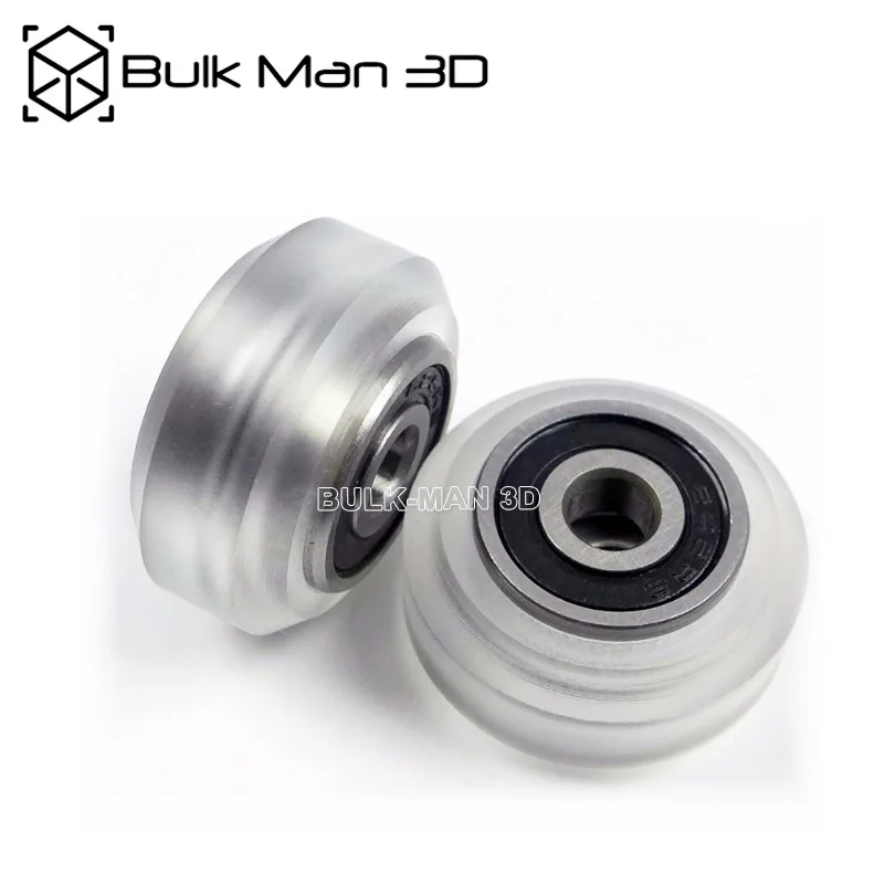 100 компл./лот Поликарбонат Xtreme Solid V wheel Assy для Slot Rail OX CNC WorkBee 3D принтер Wheel|Детали и