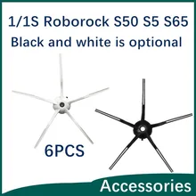 For Xiaomi Mijia 1/1S Roborock S5 Max S50 S6 5 Arms Side Brush Replacement Part Mi Robot Vacuum Robot Cleaner Spare Accessories For Xiaomi Mijia 1/1S Roborock S5 Max S50 S6 5 Arms Side Brush Replacement Part Mi Robot Vacuum Robot Cleaner Spare Accessories