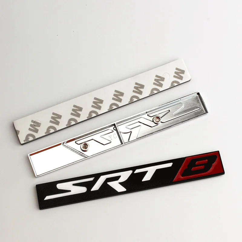Металлическое украшение для кузова автомобиля SRT8 SRT6 логотип наклейка на заднюю