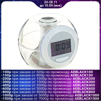 

Luazon lb-06 alarm clock, 7 display colors, 6 melodies, transparent