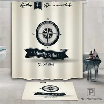 

Custom Anchor-of-ship (1) Waterproof Shower Curtain Doormat Home Bath Bathroom Polyester Fabric Multi Sizes#2019-1-05-81