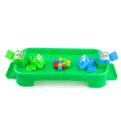 Забавные Голодные лягушки, обучающая игрушка, креативная настольная игрушка, интерактивная игра, бусины для кормления, детская игрушка для