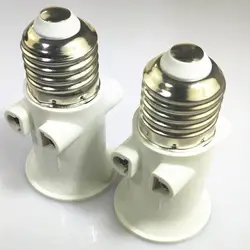 E27 Bulb Adapter Lamp Holder Base Socket Conversion with EU Plug AC100-240V 4A for Lights e27 socket douille e27 E8R2