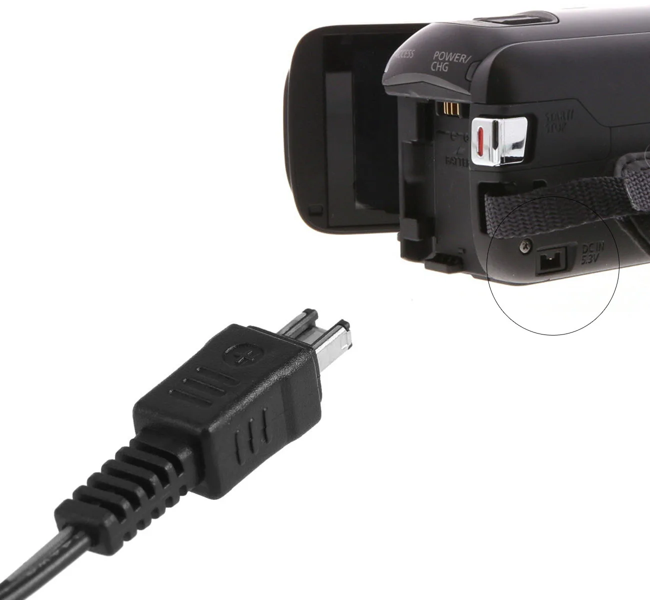 HF R306 Mini HF R38 vhbw USB Ladegerät Ladekabel für Canon Legria HF R36