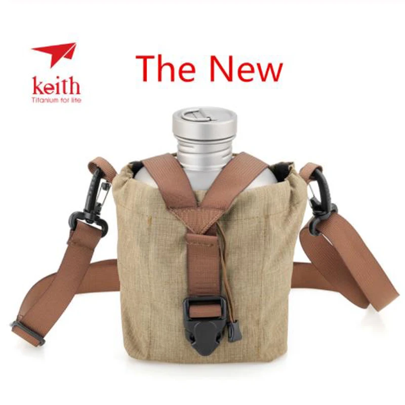 Keith Titanium 1100 мл армейский спортивный чайник и 700 титановый Ланч-бокс бутылки для