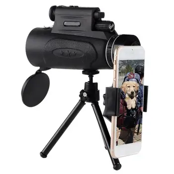 

100x90 Infrared Digital Monocular With Smartphone Night Vision Monocular Telescope Tripod For Birds Sports Concert Camping
