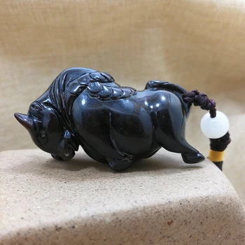 

Exquisite yak horn carving (bull) Pendant
