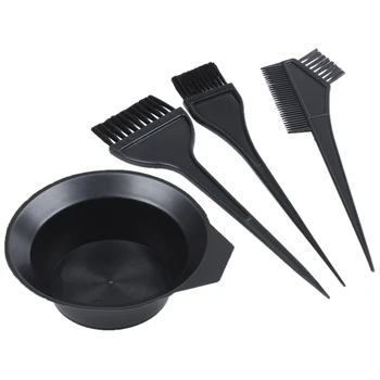 

Hair Color Dye Bowl Comb Brushes Tool Kit Set Tint Coloring