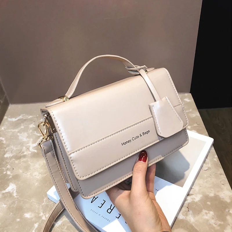 

Fashion Letter Square Women Shoulder Bags chic Designer Handbags casual Pu Leather Female Crossbody Bag Small Flap Ladies Purse