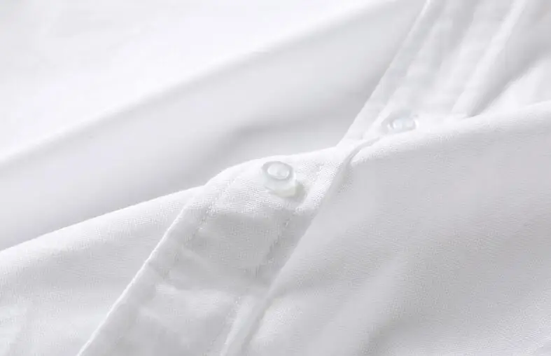 Модные TB солнцезащитные очки THOM брендовые рубашки Для мужчин Slim Fit Белая Повседневная рубашка с длинным рукавом и отложным воротником однотонная оксфордская Мужская одежда