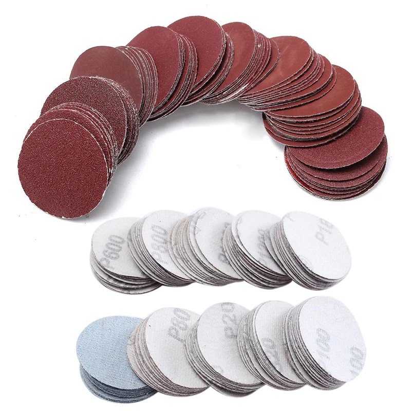 100 шт абразивные инструменты шлифовальный диск 50 мм " Круглый шлифовальный станок листы наждачная бумага для полирования инструменты