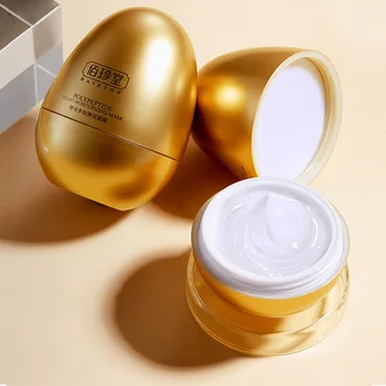 

Clear Face Cream Moisturizing Egg Shell Yeast Mask Sleep Cream Whitening Serum Face Care Day Night Cream Cream Skin Care TSLM2