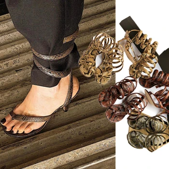 

DAVE&DI summer ins fashion blogger sexy shoes woman sandals serpentine surround cross tied sexy stiletto heels sandals women