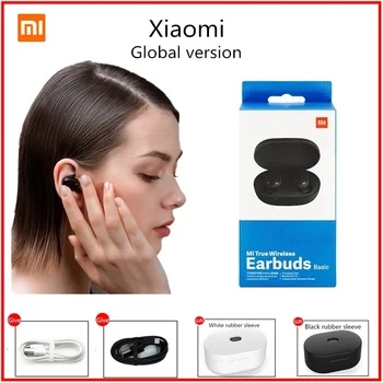 

Global version Xiaomi Airdots TWS Bluetooth wireless headset mini earbuds original Redmi airdots TWS with microphone AI control