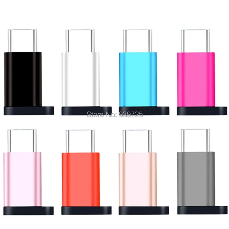 10 шт. металлический сплав type c OTG адаптер Micro Female To type c Usb C Мужской адаптер для samsung Xiaomi Letv android phone