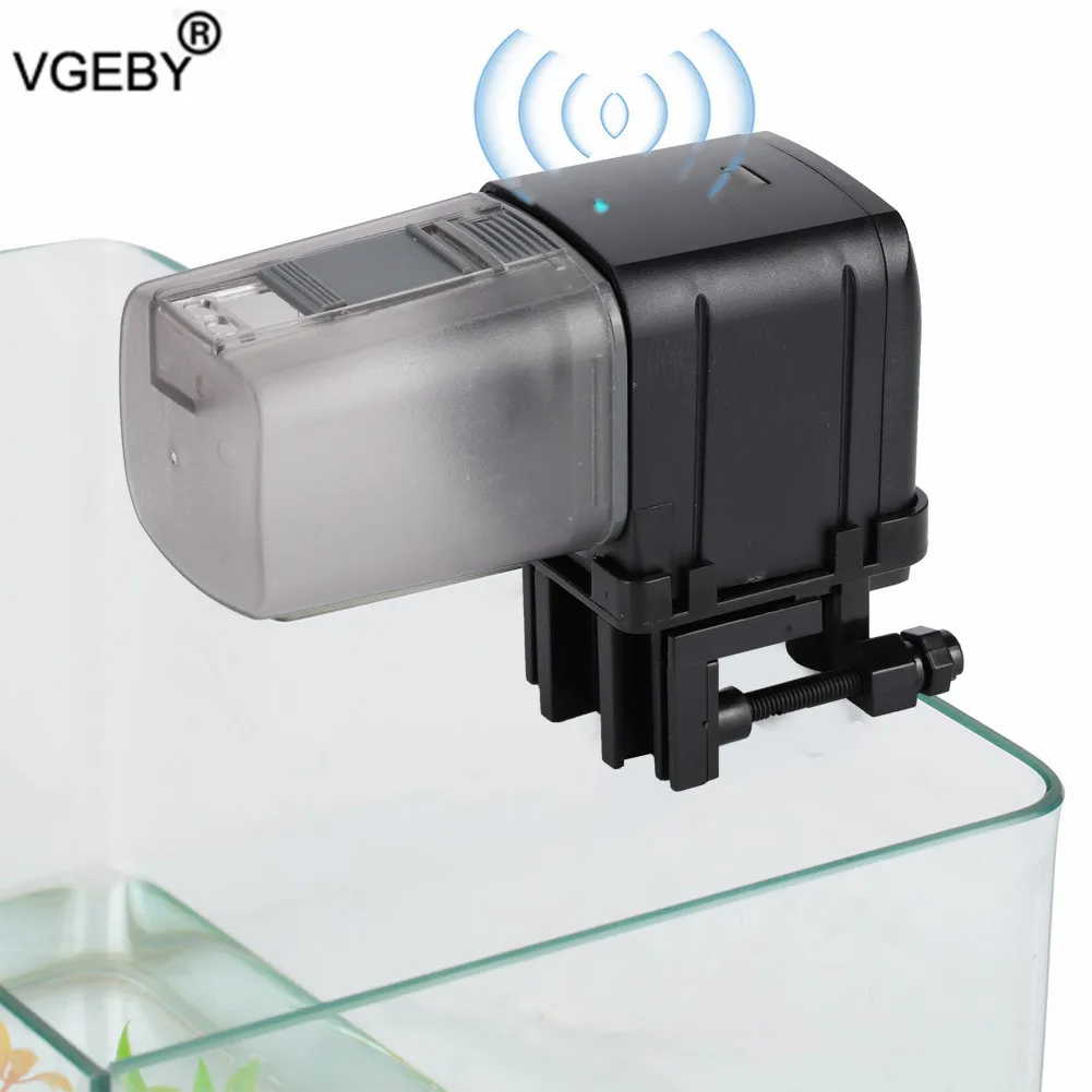 Aquarium Timer Auto Fish Tank Pond Food Feeder Feeding WiFi Wireless Remote Automatic | Дом и сад