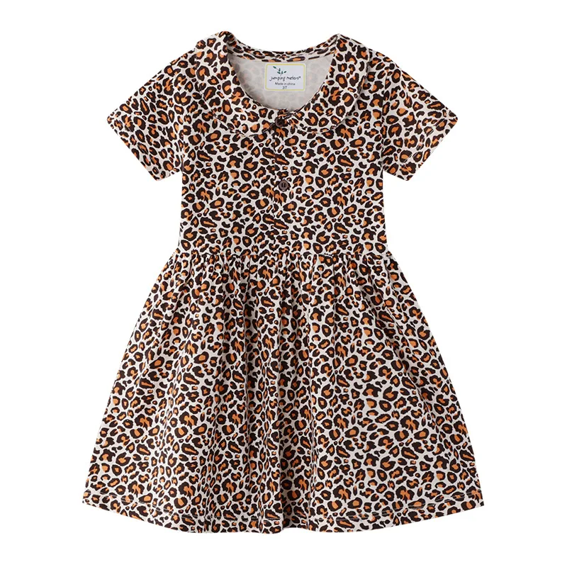 

2020 Spring And Autumn New INS explosion Girls Leopard Dress valentine's outfit girls