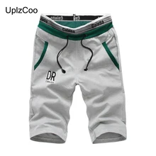 UplzCoo мужские летние хлопковые пять пляжные шорты тонкие мужские повседневные однотонные шорты мужские уличные шорты FM190