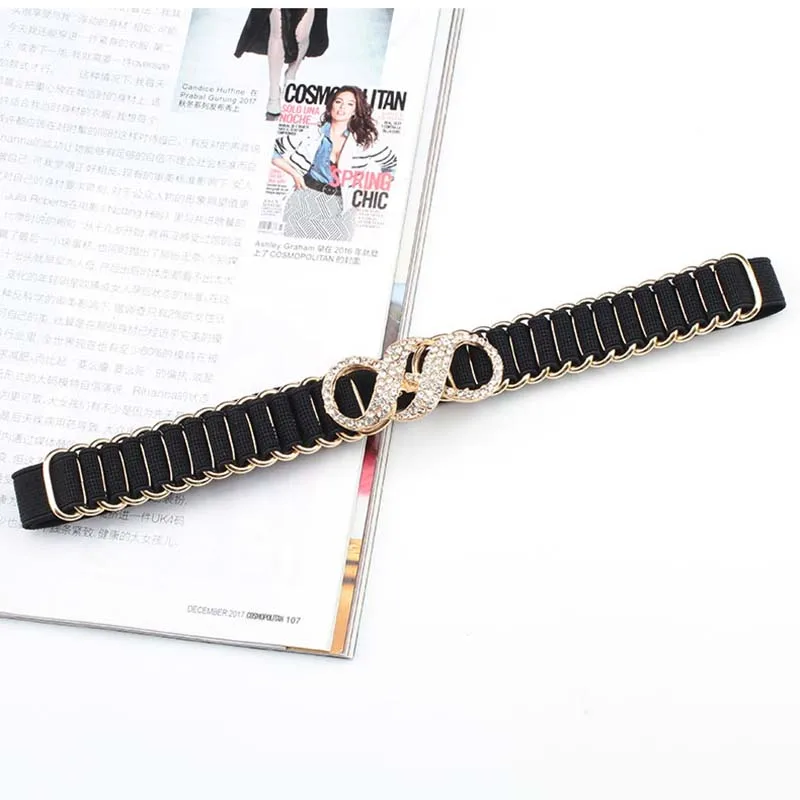 

New Fashion Bohemia Style Belt Wide Cummerbund Elastic Force Waist Female Women Accessories Kirsite Pin Buckle Wide Belt