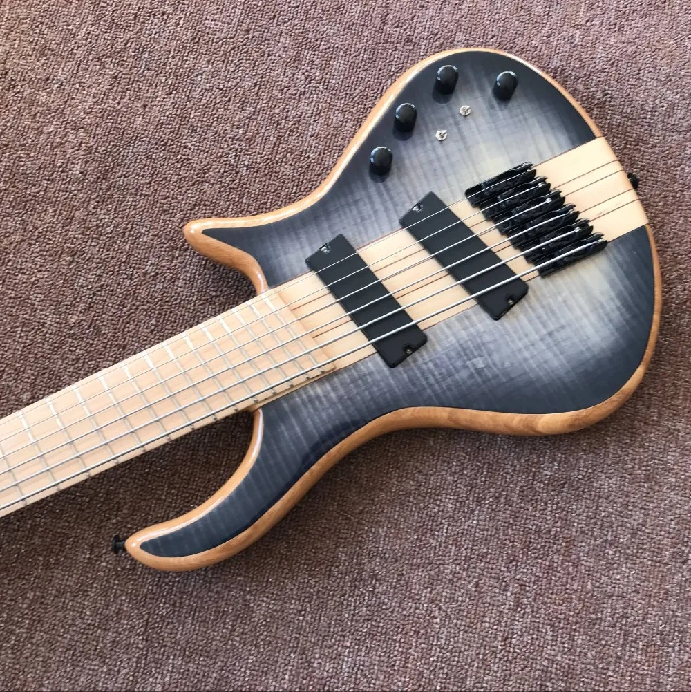 Custom shop,Maple fingerboard gitaar, 4-String Handmade Electric Bass Guitar,799 (4)